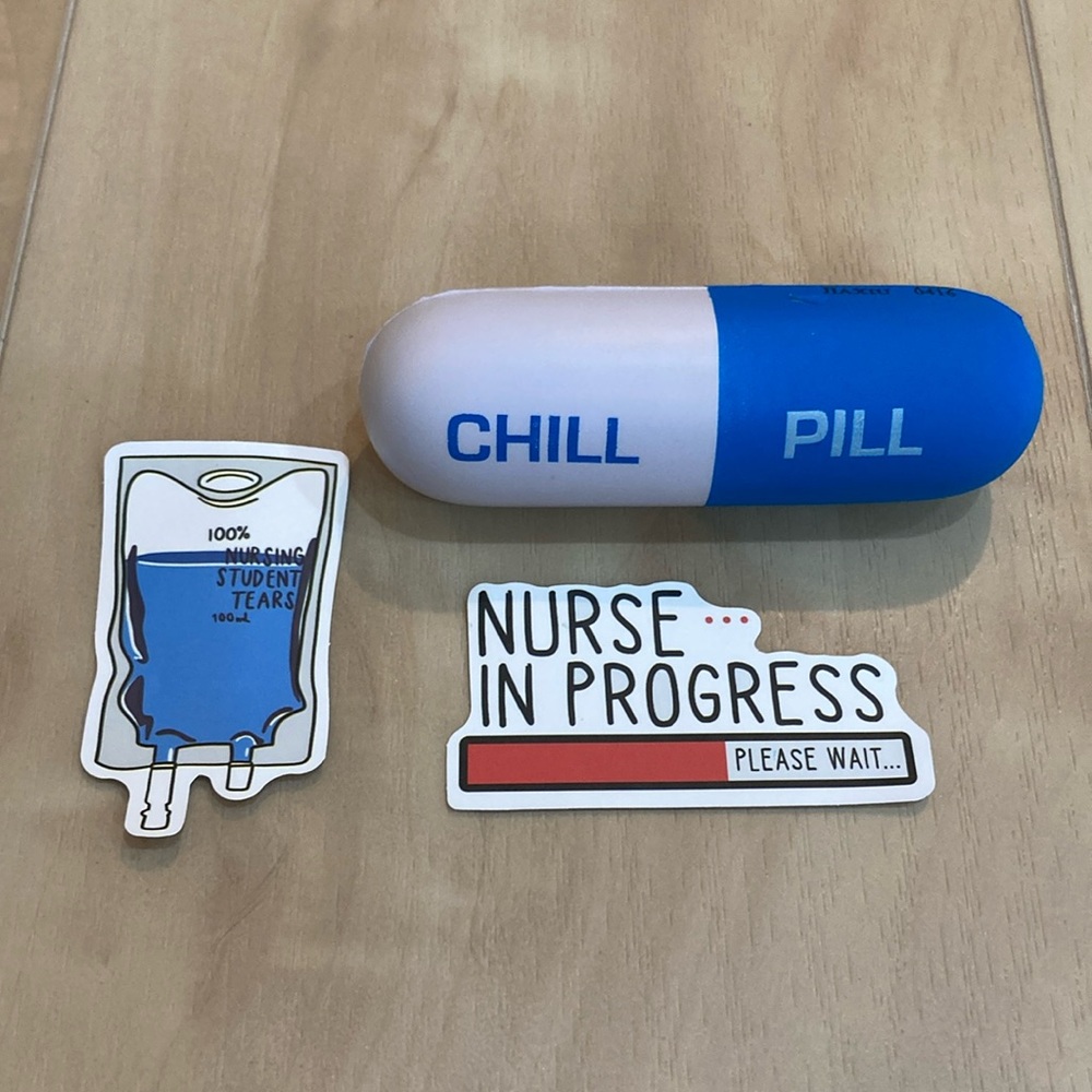 Nursing student stickers